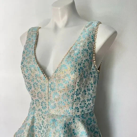 Lulus Afternoon Affair Blue peplum Mini Dress - Picture 5 of 11